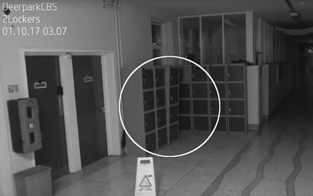 Ruh məktəb kamerasına belə düşdü - Video