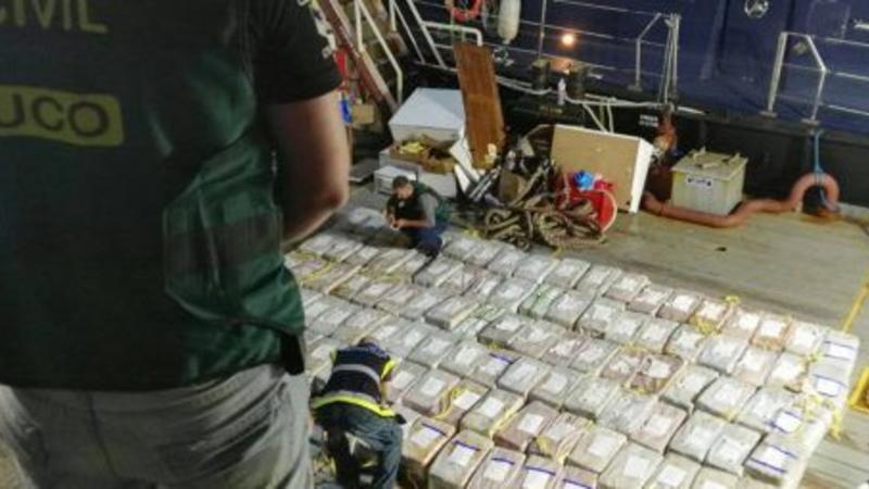 4 ton kokain yüklü gəmi saxlanıldı