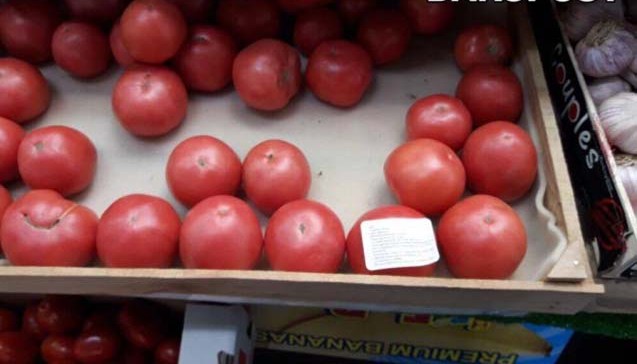 Azərbaycanlı Kəlbəcərdə yetişdirdiyi pomidoru Moskvada satır - Foto