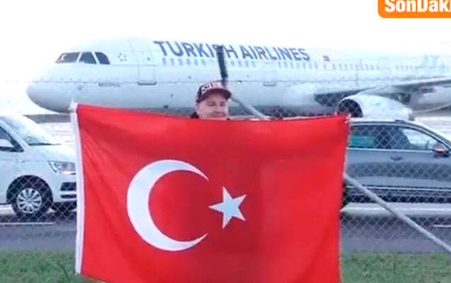 Türkiyə millisini də 1 azarkeş qarşıladı - Video