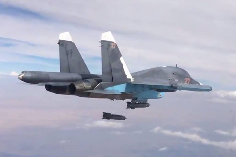 Rusiya hərbi hava qüvvələrinin əməliyyatı — 34 İŞİD terrorçusu məhv edildi