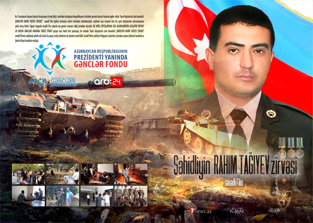 ASGA Aprel şəhidi ilə bağlı sənədli film çəkir - “ŞƏHİDLİYİN RAHİM TAĞIYEV ZİRVƏSİ”
