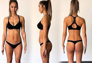 2 uşaq anası bədəni ilə qısqandırır - fotolar