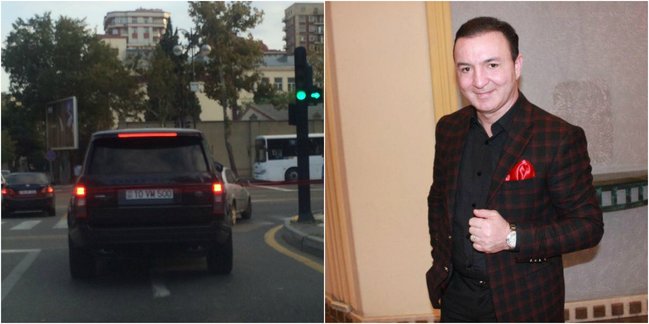 Vasif Məhhərrəmli yol hərəkəti qaydalarını belə pozdu - FOTO