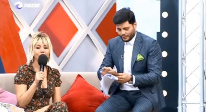 Zaur canlı efirdə Brilliant Dadaşovanın şəxsi mesajlarını oxudu: 
