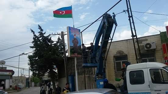 Sumqayıtda şəhid QALMAQALI + FOTO