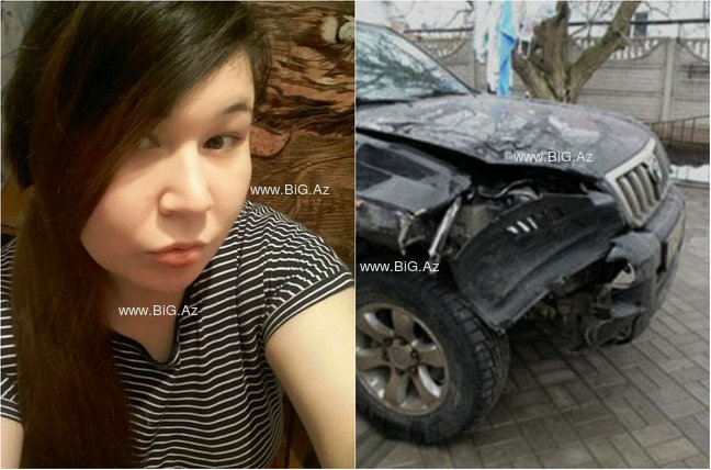 Azərbaycanlı idmançı qız qəzaya düşdü - FOTOLAR