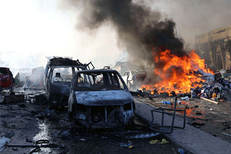 Somalidə polisin təqib etdiyi yük maşını partladı — 40 ölü, 15 yaralı