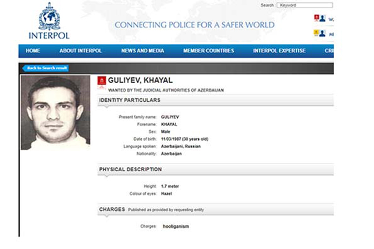 İnterpol daha bir azərbaycanlını axtarır — FOTO