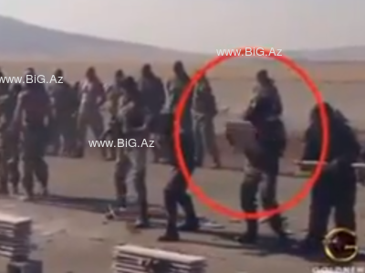 Erməni xüsusi təyinatlıları yüzlərlə insan qarşısında RƏZİL OLDULAR - VİDEO