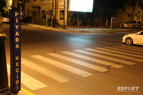 Bakıda orta yaşlı kişini avtomobil vurub