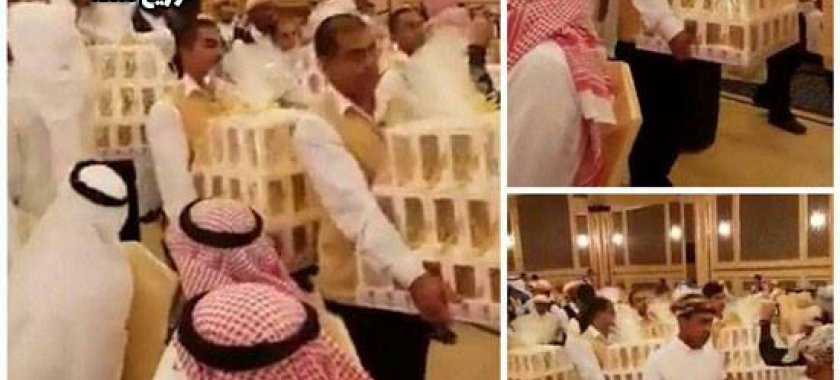 Toya gələnlərə ayfon-8 hədiyyə edildi - Video