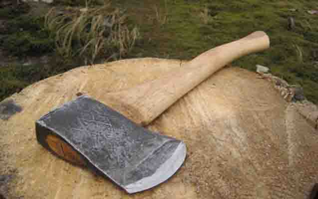 Qız atasını baltalayıb - Bakıda