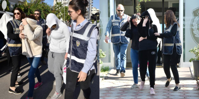 Türkiyədə lüks villada 6 fahişə tutuldu - aralarında azərbaycanlı da var (VİDEO)