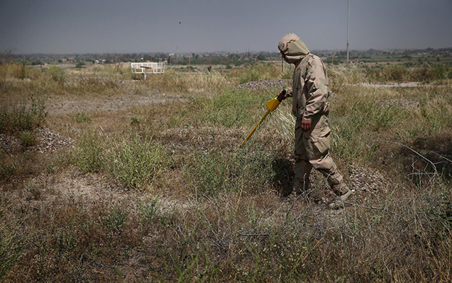 Erməni çoban minaya düşüb