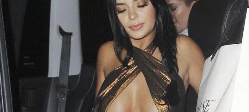 Açıq-saçıq libası modeli pis vəziyyətdə qoydu - FOTO