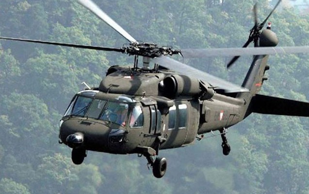 Hərbi helikopter qəzaya uğrayıb