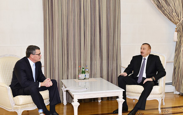 Əliyev CISCO şirkətinin nümayəndə heyətini qəbul edib