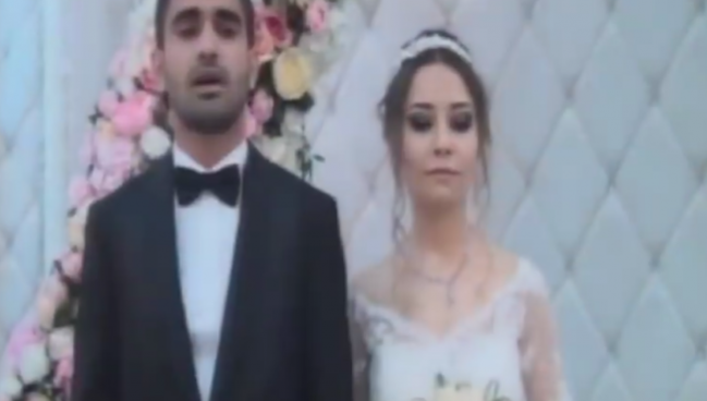 Bakıda toy Azərbaycan himni ilə başladı - VİDEO