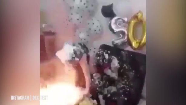 İranda ad günü mərasimində bədbəxt hadisə - VİDEO