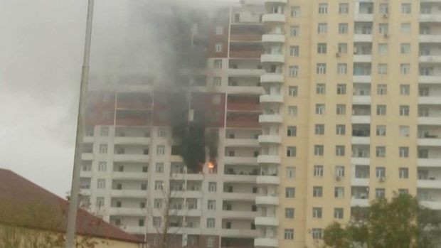 Xırdalanda yanğın: 25 nəfər təxliyyə olundu – VİDEO + FOTO