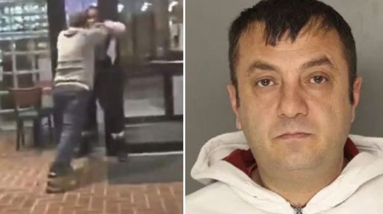 Qadına kəllə atan türk ABŞ-ı qarışdırdı - Video