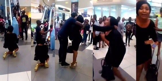 Sevgilisinə evlilik təklif edən qız rüsvay oldu – Video