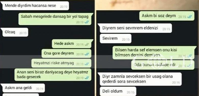 Azərbaycanda ŞOK - Ana 17 yaşlı qızının sevgilisi ilə mesajlaşdı - 