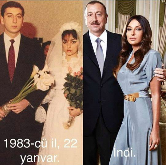 Prezident ailəsində ÖZƏL GÜN: Toylarından 35 il keçir - AİLƏ FOTOLARI