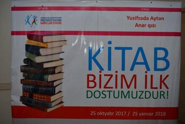 “Kitab bizim ilk dostumuzdur!” – Gənclər Fondunun layihəsi