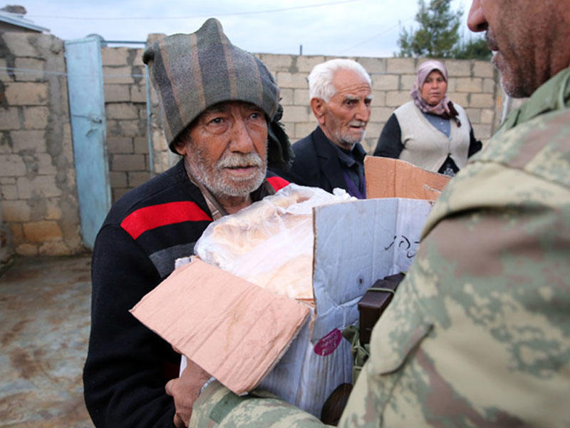 Azad edilən Adamanlıdan ilk FOTOlar - Sakinlər evlərinə qayıtdılar