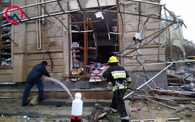 Partlayış baş verən yerdən - Fotolar + Yenilənib