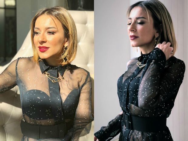 Tünzalə geyimi ilə diqqət çəkdi – FOTO