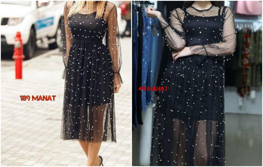 49 manatlıq paltarı 189 manata satdı -