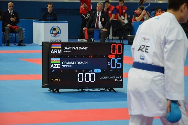 Karateçimiz ermənini 5:0 hesabı ilə məğlub edib – FOTO