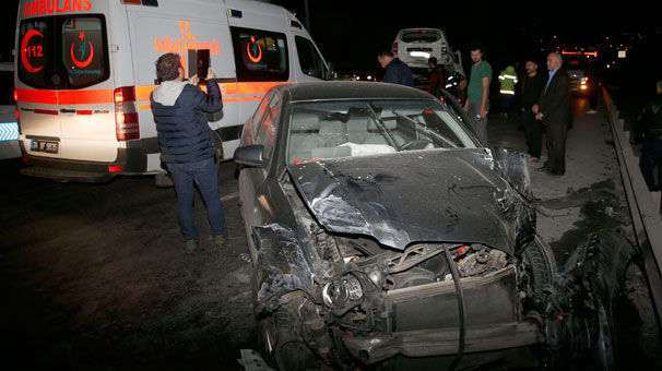 İstanbulda 10 avtomobil toqquşdu – FOTO