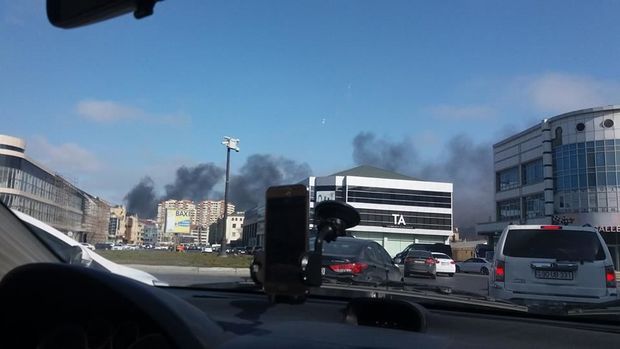  SON DƏQİQƏ: Bakıda güclü yanğın başlayıb – FOTOLAR+YENİLƏNİB