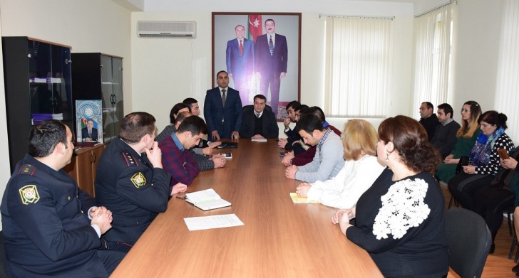 Ombudsmanın Gəncə regional mərkəzi Naftalanda “Müsəlman Şərqində ilk Demokratik Respublika” mövzusunda tədbir keçirib