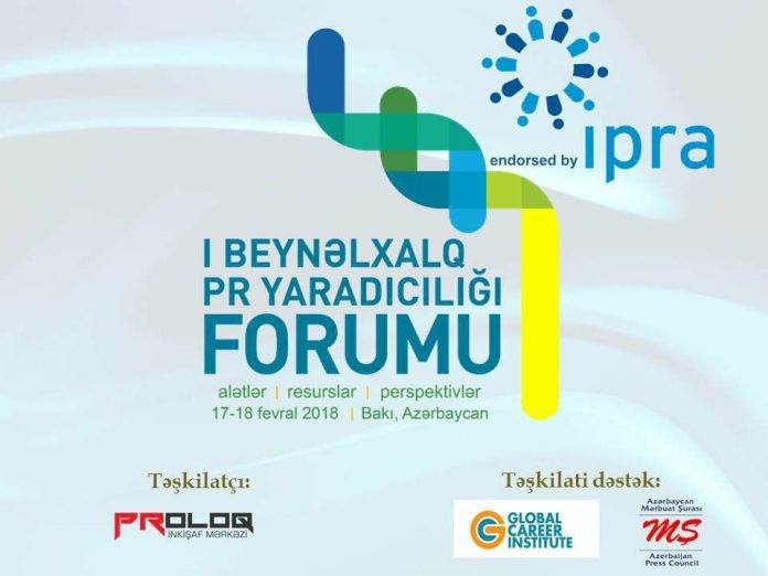 Birinci Beynəlxalq PR Yaradıcılığı Forumu işə başlayacaq