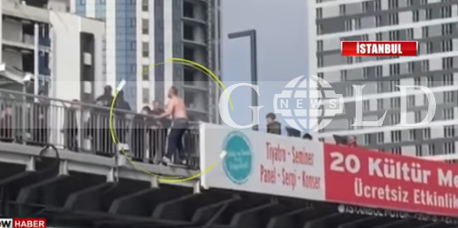 Arvadı dar şalvar və mini ətək geyinən kişi bütün şəhəri ayağa qaldırdı - VİDEO