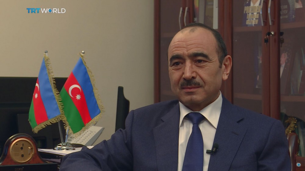 Əli Həsənov Türkiyənin TRT WORLD kanalına geniş müsahibə verib