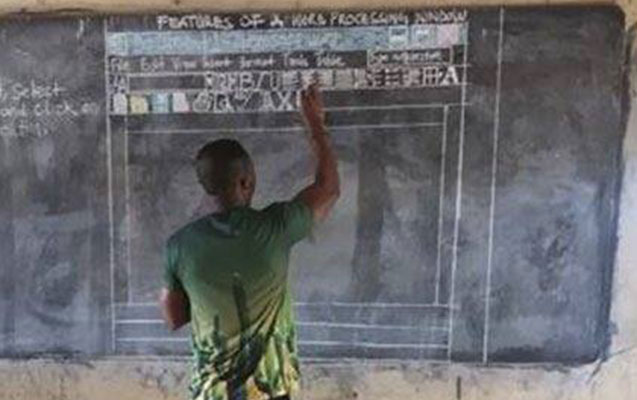 Bu, kompüterdir... - Müəllimdən unikal addım