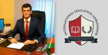 Elçin Əhmədov “Beynəlxalq Təhsil Elçisi” adına layiq görüldü