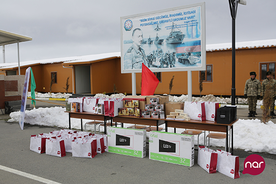 “Nar” Novruz bayramını cəbhə bölgəsindəki əsgərlərlə qeyd etdi