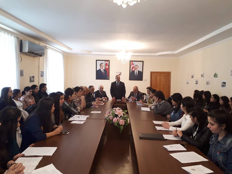 Mingəçevir Dövlət Universiteti 31 Mart – Azərbaycanlıların Soyqırımı Şəhidlərini anıblar