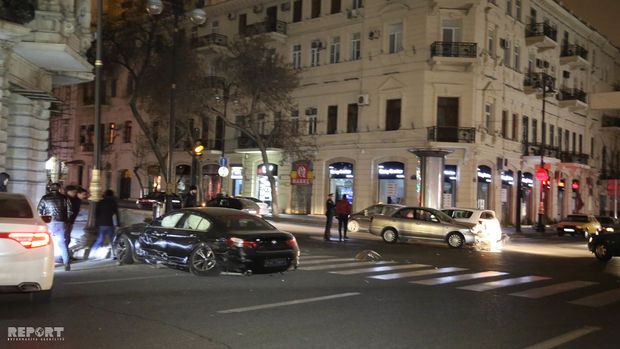 Bakıda vəzifəli şəxsin oğlu ağır qəza törədib – FOTO + VİDEO
