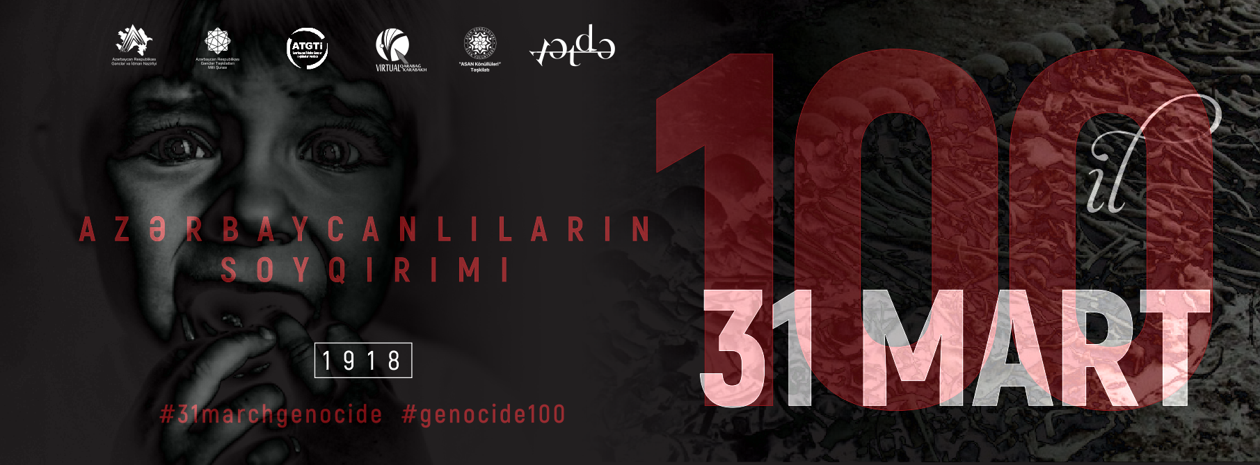Soyqırımın 100 illiyi ilə əlaqədar tələbə və gənclər təşkilatlarının onlayn fəaliyyət günlərinə start verildi