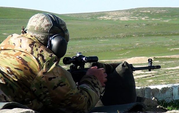 Azərbaycan ordusunun ən yaxşı snayperləri müəyyənləşib – FOTO