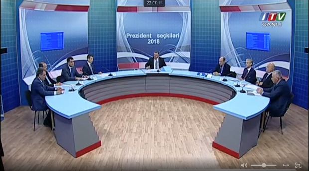 Prezidentliyə namizədlərin ödənişsiz efir vaxtı bitdi