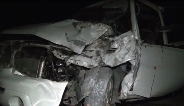 Qazaxda ağır qəza: 1 ölü və 12 yaralı